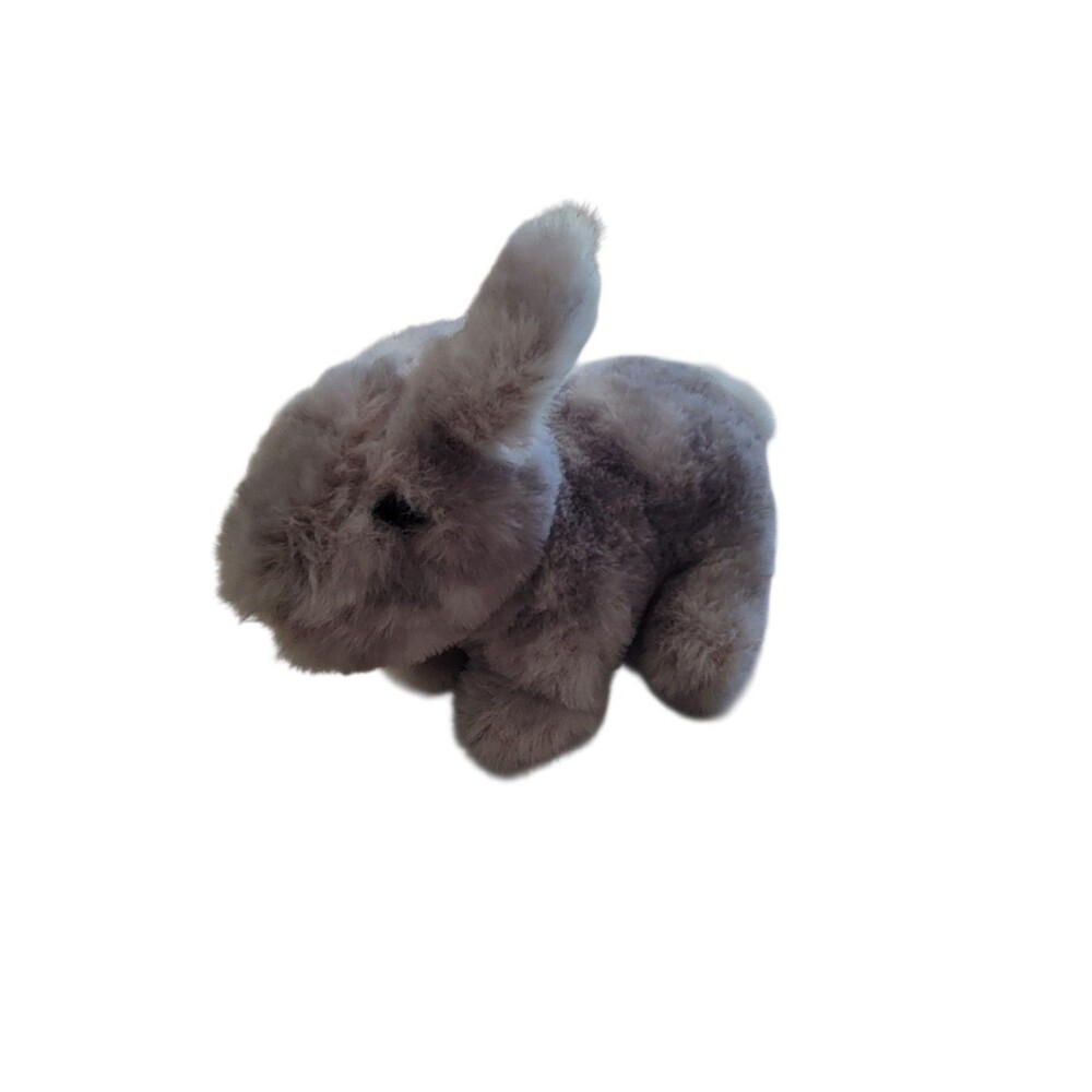 NWT Douglas Cuddle Toys Gray Bunny Rabbit Plush Realistic 8" Super Soft READ